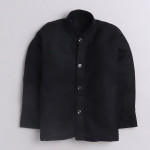 Boys Black solid Suit